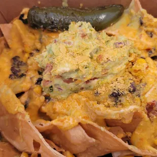 Their Nachos and I added some Guac. Omg!!!!! A must