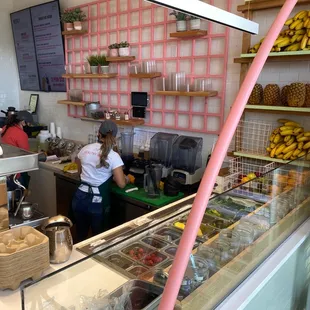 interior, sushi and sashimi