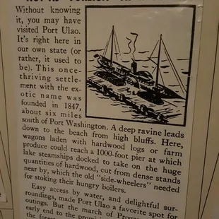 a poster of a ship