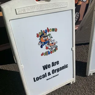 we are local and organic