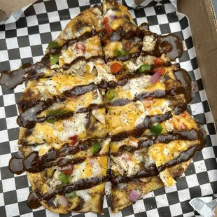 Jamaican Jerk Chicken Flatbread