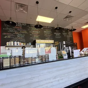 Menu and Store Front