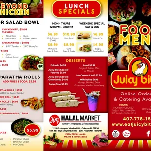 New Menu 
#halal #halalfood #halalchicken #zabiha #halwapuri