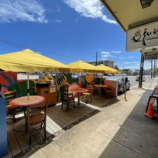Patio seating
