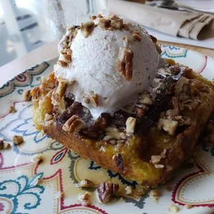 waffles, food