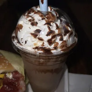 Chocolate milkshake