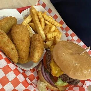 burgers, food, burger