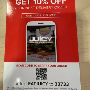 Delivery discount