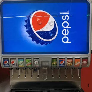 The soda line up