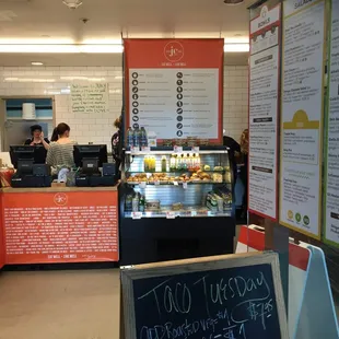 a display of fresh baked goods