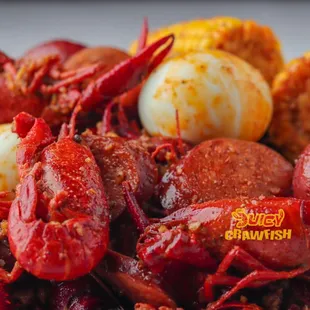 Juicy crawfish