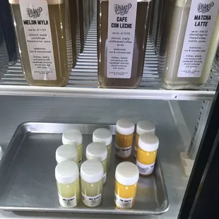 Shots and Juices in To Go case