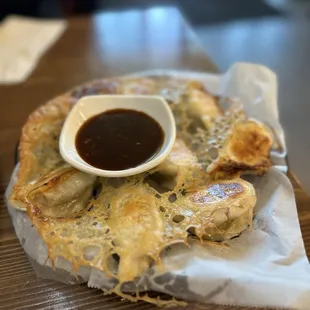 Chicken Pan Fried Dumplings