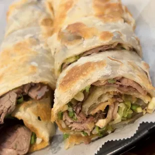 Beef rolls  (Instagram: @keepitfitfoodie)