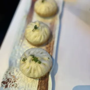 Pam fried pork dumpling