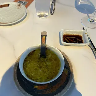 Egg drop soup very good