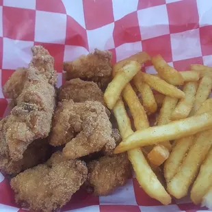 Fried shrimp basket