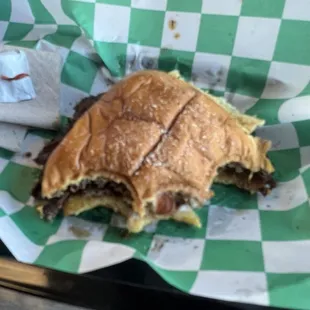 Double garlic burger AMAZING