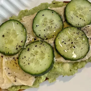 Avocado &amp; Hummus Toast