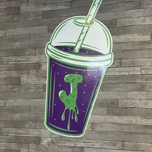 logo inside next to ordering area