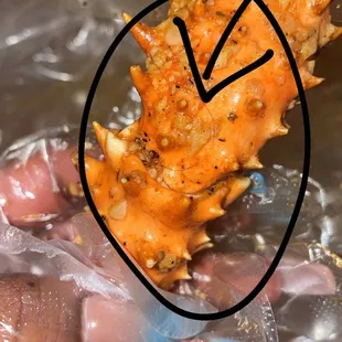 Hair on my King Crab Legs