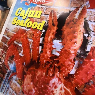 king crab express advertisement