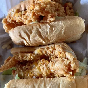 Fried catfish Sandwich was light and delicious! Yum!
