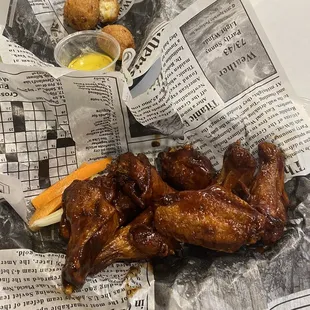 bbq chicken wings