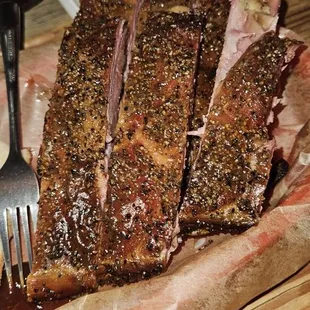 ribs, food, bbq ribs