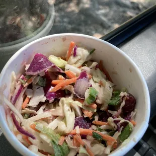 Cranberry walnut slaw