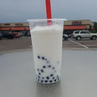 Coconut boba! Can&apos;t go wrong with this one!