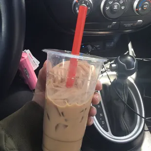Milk tea with boba