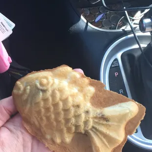 Red bean waffle