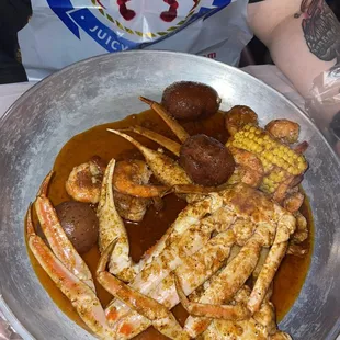 Snow Crab Legs Crawfish Shrimp