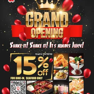 the grand opening