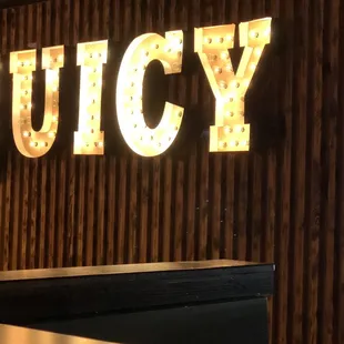juicy sign
