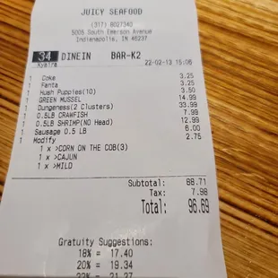 I think we got much more than plenty for what we paid.