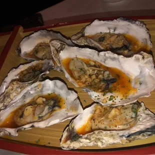 Steamed garlic butter oyster