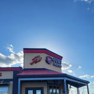 outside