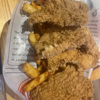 4 Fried Catfish Basket