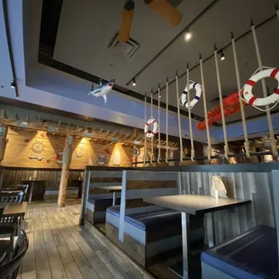 the interior of a restaurant