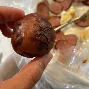 Potatoes look and tasted terrible!