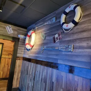 Wall heading to bathroom