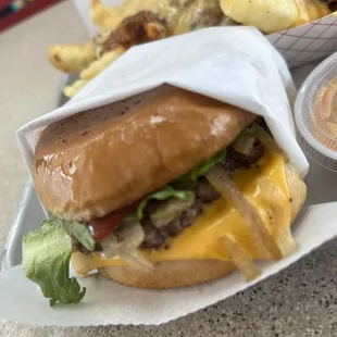 #3 cheeseburger