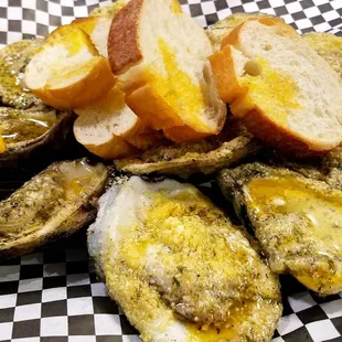 Chargrilled oysters
