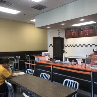 Inside seating