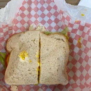 Tuna on sourdough is basic flavor basic it needs flavor