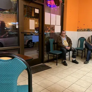 Waiting area-everything is so clean. Connie who waited on us is so very nice.