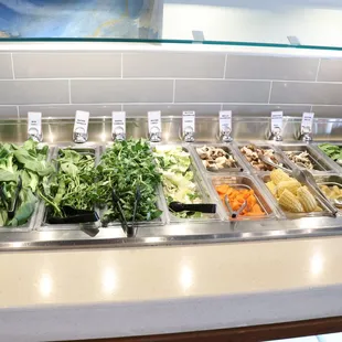 interior, salads