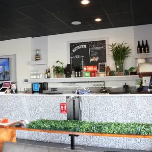 interior, pizza